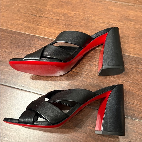Christian Louboutin Dispo Club 85 Leather Mules - Picture 13 of 13
